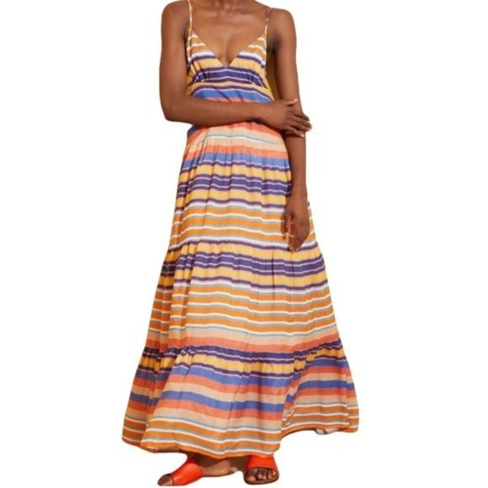 Anthropologie Tracy Reese Elysia Tiered Maxi Dress Size Small NWT